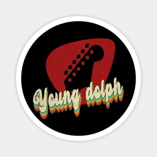 young dolph vintage Magnet